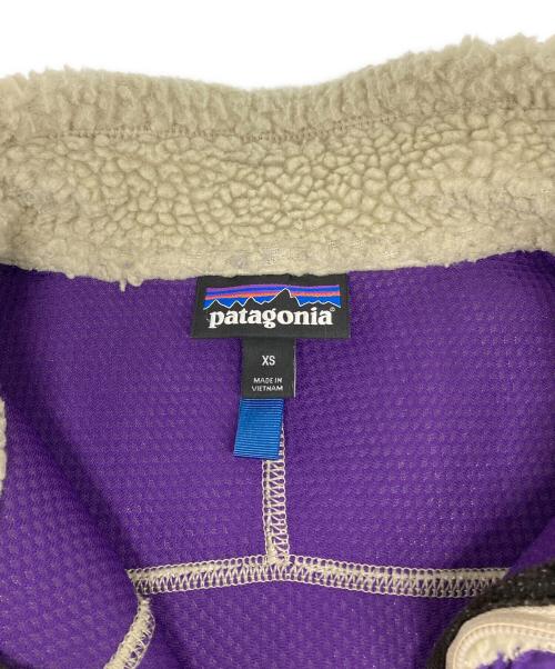 Patagonia（パタゴニア）Patagonia (パタゴニア) Classic Retro-X Vest クラシック・レトロX・ベスト ベージュ×パープル サイズ:XSの古着・服飾アイテム