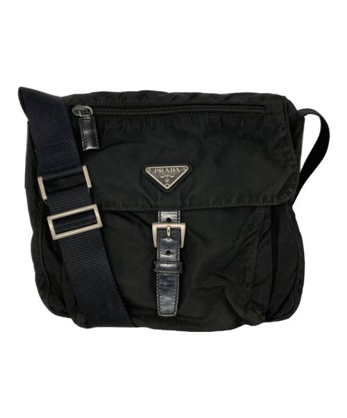 PRADA（プラダ）PRADA (プラダ) ナイロンショルダーバッグ ブラック サイズ:サイズ詳細参照の古着・服飾アイテム
