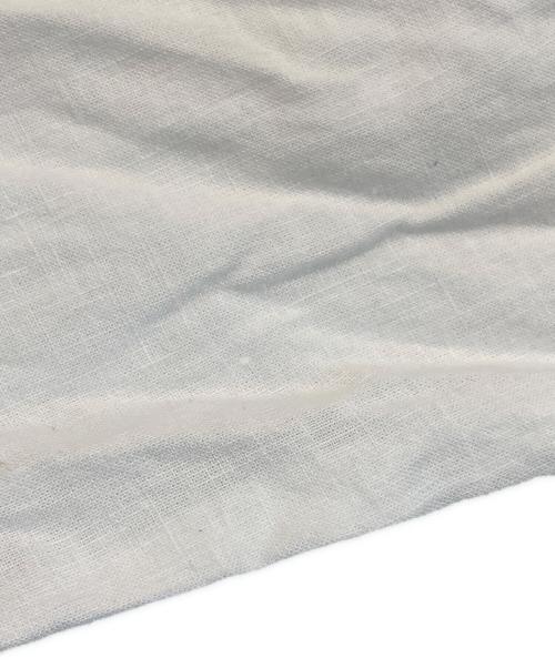 nest Robe（ネストローブ）nest Robe (ネストローブ) UpcycleLino サイドポケット2wayワンピース ホワイト サイズ:FREEの古着・服飾アイテム