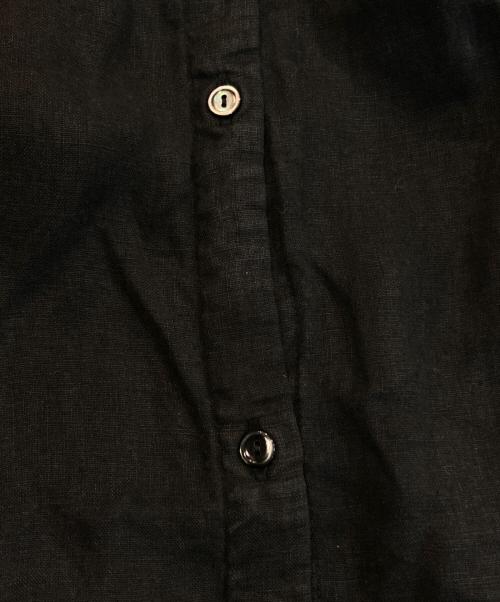 nest Robe（ネストローブ）nest Robe (ネストローブ) リネンフレアスリーブ2wayドレス ブラック サイズ:FREEの古着・服飾アイテム