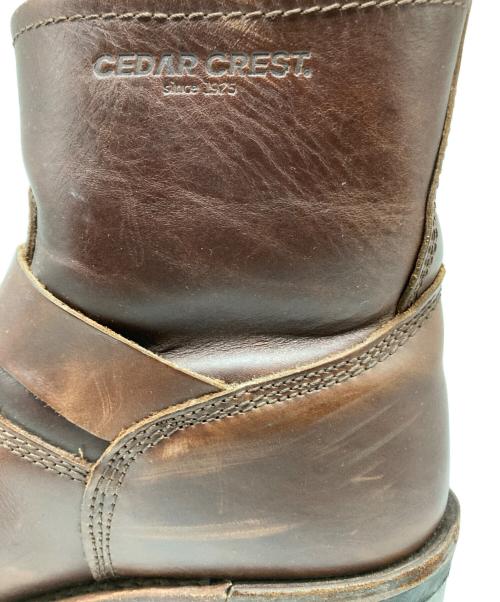 CEDAR CREST（セダークレスト）CEDAR CREST (セダークレスト) エンジニアショートブーツ ブラウン サイズ:26.5の古着・服飾アイテム