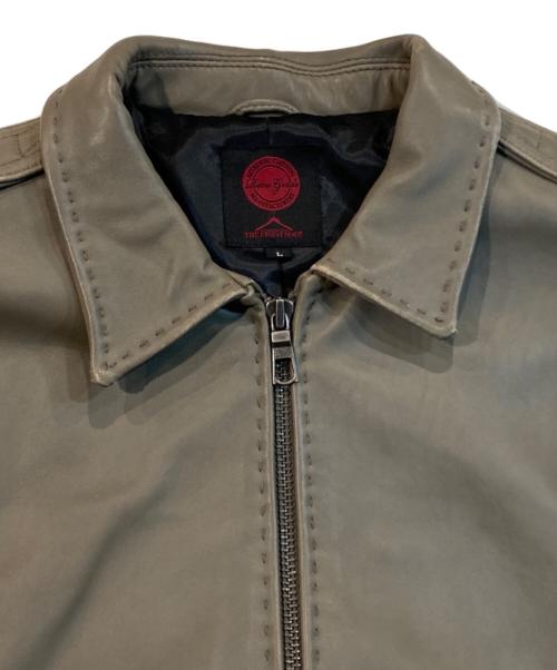 Retro Grade（レトログレード）Retro Grade (レトログレード) A-2 シープレザージャケット ベージュ サイズ:Lの古着・服飾アイテム