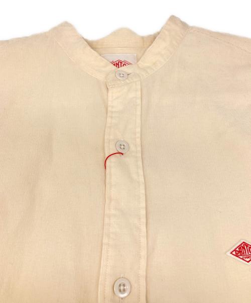 DANTON（ダントン）DANTON (ダントン) コーデュロイバンドカラーシャツ アイボリー サイズ:40の古着・服飾アイテム