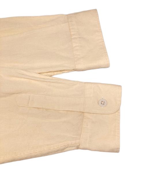 DANTON（ダントン）DANTON (ダントン) コーデュロイバンドカラーシャツ アイボリー サイズ:40の古着・服飾アイテム