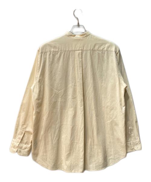 DANTON（ダントン）DANTON (ダントン) コーデュロイバンドカラーシャツ アイボリー サイズ:40の古着・服飾アイテム