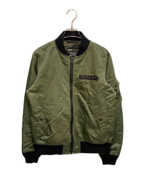 BACK CHANNEL（バックチャンネル）BACK CHANNEL (バックチャンネル) MA-1ジャケット オリーブ サイズ:Sの古着・服飾アイテム