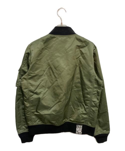 BACK CHANNEL（バックチャンネル）BACK CHANNEL (バックチャンネル) MA-1ジャケット オリーブ サイズ:Sの古着・服飾アイテム