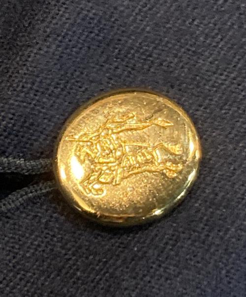 Burberry's（バーバリー）Burberry's (バーバリーズ) 金釦テーラードジャケット ネイビー サイズ:48の古着・服飾アイテム