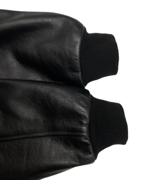 skookum（スクーカム）skookum (スクーカム) 417 by EDIFICE (417 バイ エディフィス) 別注 STADIUM JACKET スタジアムジャケット ブラック サイズ:Lの古着・服飾アイテム