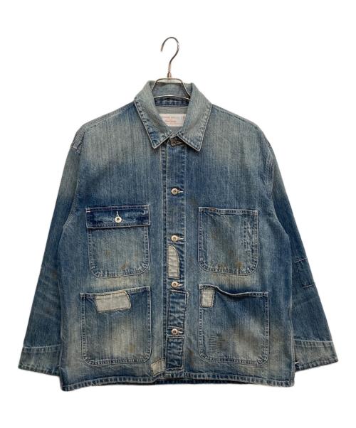 UNIVERSAL OVERALL（ユニバーサルオーバーオール）UNIVERSAL OVERALL (ユニバーサルオーバーオール) 12.75oz CONEDENIM COVERALL REMAKE デニム カバーオール インディゴ サイズ:Mの古着・服飾アイテム
