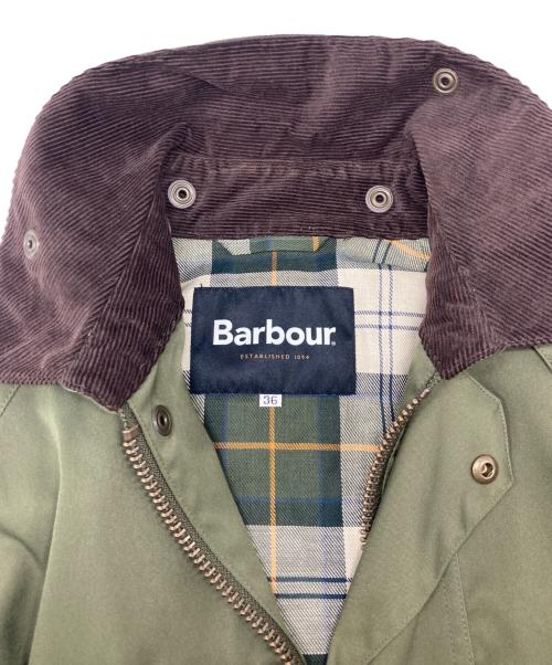 Barbour（バブアー）Barbour (バブアー) JOURNAL STANDARD relume (ジャーナルスタンダード レリューム) 別注TRANSPORT ジャケット グリーン サイズ:36の古着・服飾アイテム