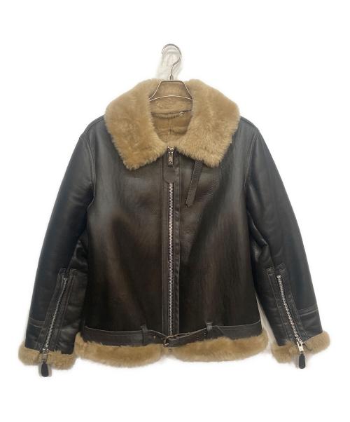JAMES GROSE（ジェームスグロース）JAMES GROSE (ジェームスグロース) RAF IRVIN B3ムートンジャケット ブラウン サイズ:38の古着・服飾アイテム
