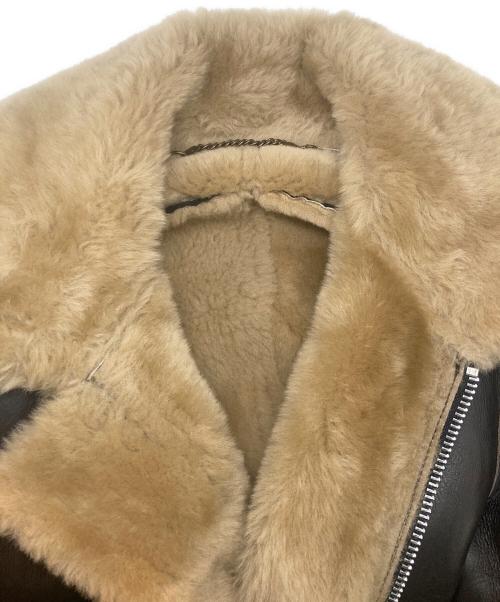 JAMES GROSE（ジェームスグロース）JAMES GROSE (ジェームスグロース) RAF IRVIN B3ムートンジャケット ブラウン サイズ:38の古着・服飾アイテム