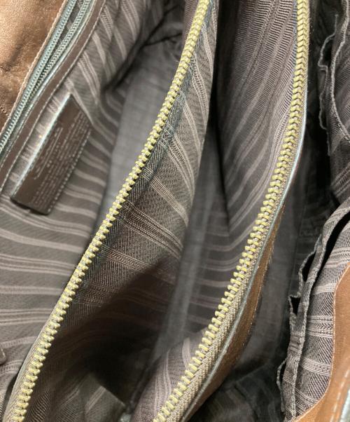 COACH（コーチ）COACH (コーチ) レザービジネスバッグ ブラウン サイズ:サイズ詳細参照の古着・服飾アイテム