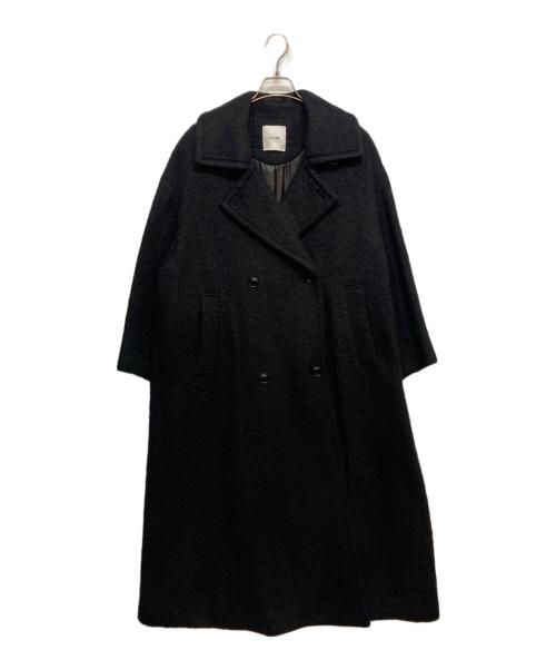 CLANE（クラネ）CLANE (クラネ) MIX SHAGGY LADY COAT ミックス シャギー レディー コート ブラック サイズ:1の古着・服飾アイテム