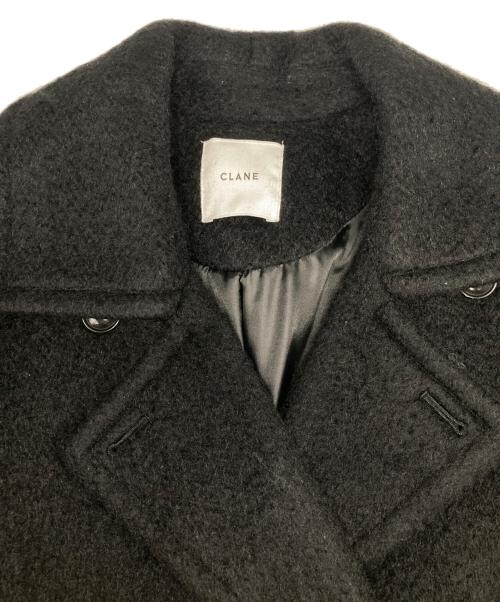 CLANE（クラネ）CLANE (クラネ) MIX SHAGGY LADY COAT ミックス シャギー レディー コート ブラック サイズ:1の古着・服飾アイテム