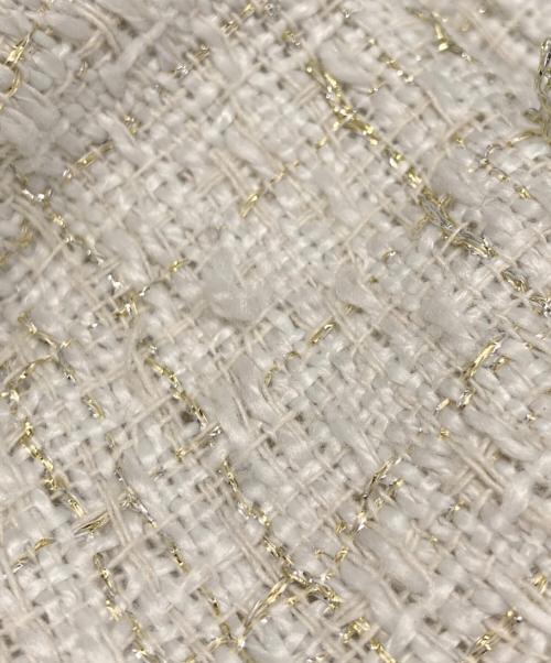 Rose Muse（ロゼミューズ）Rose Muse (ロゼミューズ) tweed piping dress アイボリー サイズ:FREEの古着・服飾アイテム