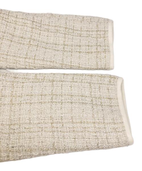 Rose Muse（ロゼミューズ）Rose Muse (ロゼミューズ) tweed piping dress アイボリー サイズ:FREEの古着・服飾アイテム