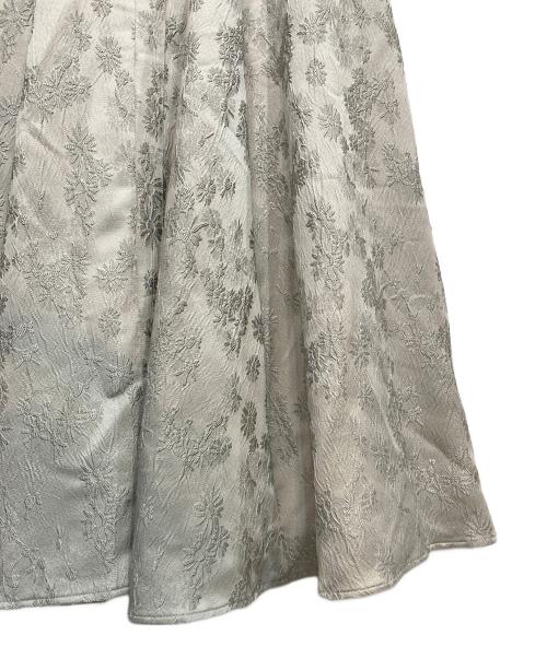 HER LIP TO（ハーリップトゥ）HER LIP TO (ハーリップトゥ) Classic Floral Jacquard Dress グレー サイズ:Ｓの古着・服飾アイテム