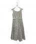 HER LIP TO（ハーリップトゥ）の古着「Classic Floral Jacquard Dress」｜グレー