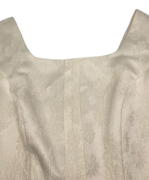 HER LIP TO（ハーリップトゥ）HER LIP TO (ハーリップトゥ) Classic Floral Jacquard Dress クラシック フローラル ジャガード ドレス アイボリー サイズ:Sの古着・服飾アイテム