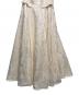 中古・古着 HER LIP TO (ハーリップトゥ) Classic Floral Jacquard Dress クラシック フローラル ジャガード ドレス アイボリー サイズ:S：6000円