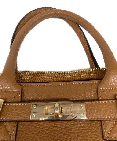 Gianni Notaro（ジャンニ ノターロ）Gianni Notaro (ジャンニ ノターロ) バックルレザーバッグ ブラウンの古着・服飾アイテム