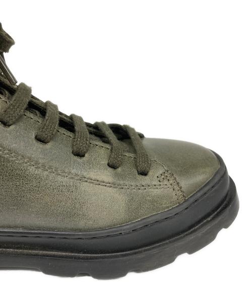 CAMPER（カンペール）CAMPER (カンペール) BRUTUS ハイカットスニーカー グリーン サイズ:24の古着・服飾アイテム