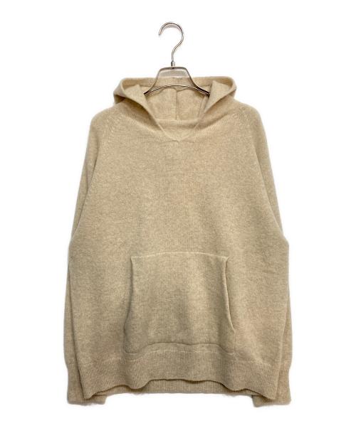 FRAMeWORK（フレームワーク）FRAMeWORK (フレームワーク) 圧縮ウールフードプルオーバー ベージュ サイズ:Freeの古着・服飾アイテム