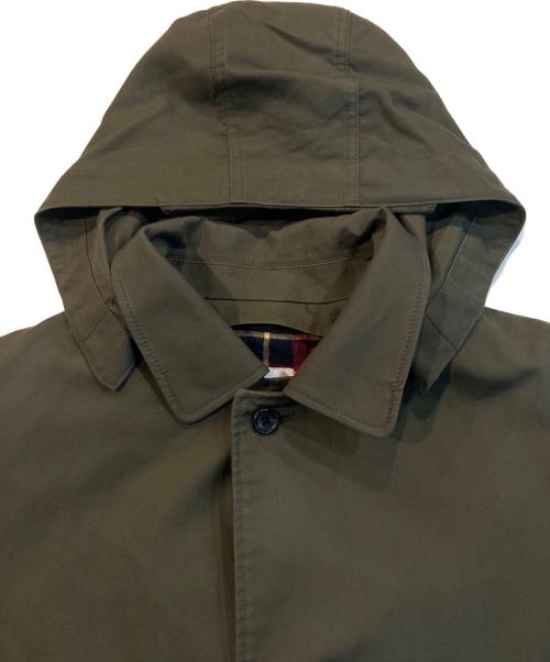 TAKEO KIKUCHI（タケオキクチ）TAKEO KIKUCHI (タケオキクチ) コットン Wフェイス ステンカラー コート オリーブ サイズ:3の古着・服飾アイテム