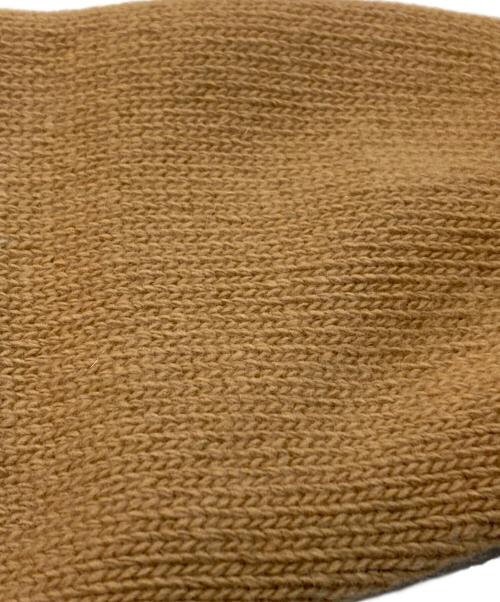 MORGANO（モルガーノ）MORGANO (モルガーノ) BEAMS F (ビームスエフ) 別注 チルデン ニット ベージュ サイズ:XXSの古着・服飾アイテム