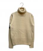 FRED PERRYフレッドペリー）の古着「Laurel Wreath Roll Neck Jumper」｜アイボリー