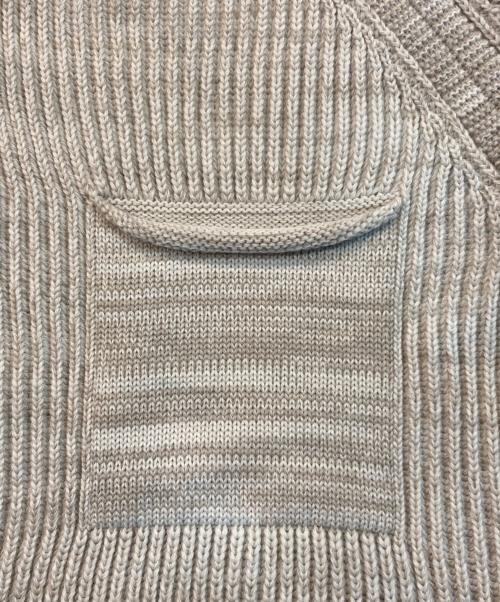 NIGEL CABOURN（ナイジェルケーボン）NIGEL CABOURN (ナイジェルケーボン) MOUNTAINEER CREW KNIT ベージュ サイズ:46の古着・服飾アイテム