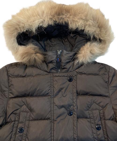 MONCLER（モンクレール）MONCLER (モンクレール) MERIN　メリン　ロングダウンジャケット ブラウン サイズ:1の古着・服飾アイテム
