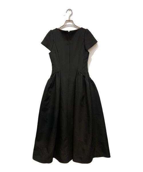 CELFORD（セルフォード）CELFORD (セルフォード) フィットアンドフレアワンピース ブラック サイズ:36の古着・服飾アイテム