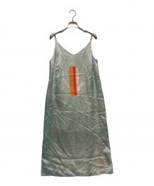 TELMA（テルマ）の古着「プリントキャミドレス ワンピース」｜スカイブルー