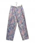 TELMAテルマ）の古着「花柄タックパンツ」｜マルチカラー