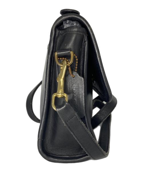 COACH（コーチ）COACH (コーチ) レザー ショルダー  バッグ ブラック サイズ:サイズ詳細参照の古着・服飾アイテム