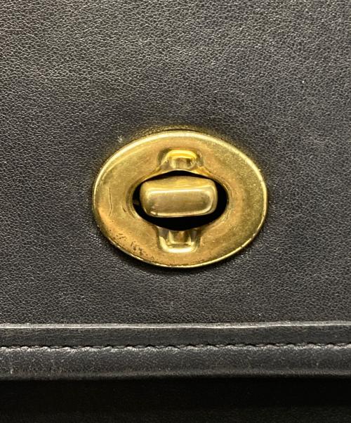 COACH（コーチ）COACH (コーチ) レザー ショルダー  バッグ ブラック サイズ:サイズ詳細参照の古着・服飾アイテム