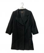 Leilianレリアン）の古着「カシミヤコート」｜ブラック