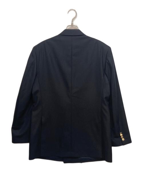 BURBERRY LONDON（バーバリーロンドン）BURBERRY LONDON (バーバリーロンドン) 金釦ダブルテーラードジャケット ネイビー サイズ:AB6(詳細サイズ参照）の古着・服飾アイテム