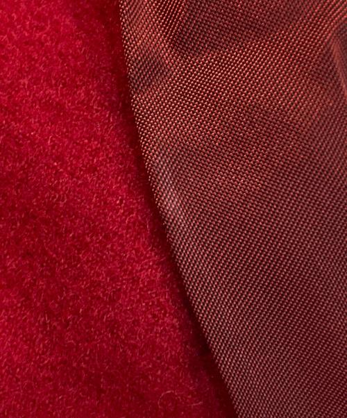 yohji yamamoto+noir（ヨウジヤマモトプリュスノアール）yohji yamamoto+noir (ヨウジヤマモトプリュスノアール) ウール コート レッド サイズ:3の古着・服飾アイテム