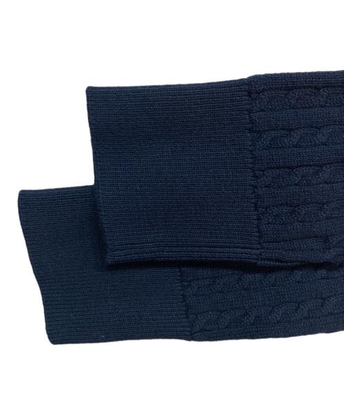 POLO RALPH LAUREN（ポロ・ラルフローレン）POLO RALPH LAUREN (ポロ・ラルフローレン) ジップ アップ ニット パーカー ネイビー サイズ:XL(16) 未使用品の古着・服飾アイテム