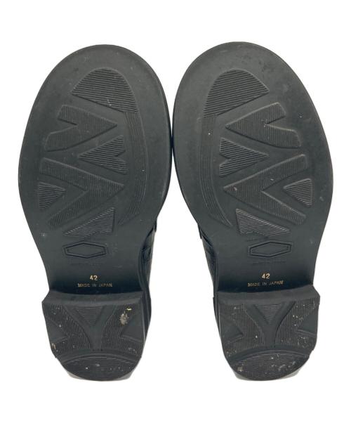 jieda（ジエダ）Jieda (ジエダ) LEATHER LOAFERS レザーローファー ホワイト×ブラック サイズ:42の古着・服飾アイテム