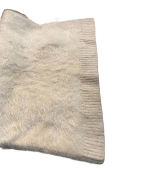 BLAMINK（ブラミンク）BLAMINK (ブラミンク) カシミヤノースリーブワンピース ホワイト サイズ:38の古着・服飾アイテム