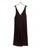 ADOREアドーア）の古着「コットンオーバーオール」｜ブラウン