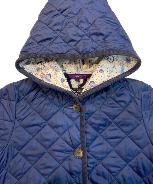 LAVENHAM（ラベンハム）LAVENHAM (ラベンハム) LIBERTY (リバティ) キルティングコート ネイビー サイズ:38の古着・服飾アイテム