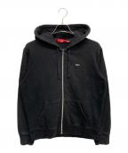 SUPREMEシュプリーム）の古着「Small Box Zip Up Hooded Sweatshirt」｜ブラック