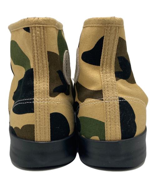 A BATHING APE（ア ベイシング エイプ）A BATHING APE (ア ベイシング エイプ) カモ柄 ハイカットスニーカー ベージュ サイズ:US10の古着・服飾アイテム