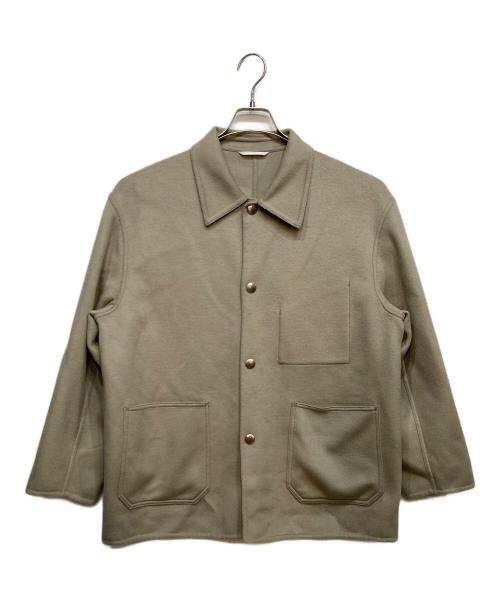 BEAUTY&YOUTH（ビューティーアンドユース）BEAUTY&YOUTH (ビューティーアンドユース) ショートビーバーフィニッシュ リバーメルトン カバーオール ベージュ サイズ:Mの古着・服飾アイテム